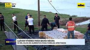 Video: Envían alimentos para familias afectadas de Bahía Negra  - ABC Noticias - ABC Color