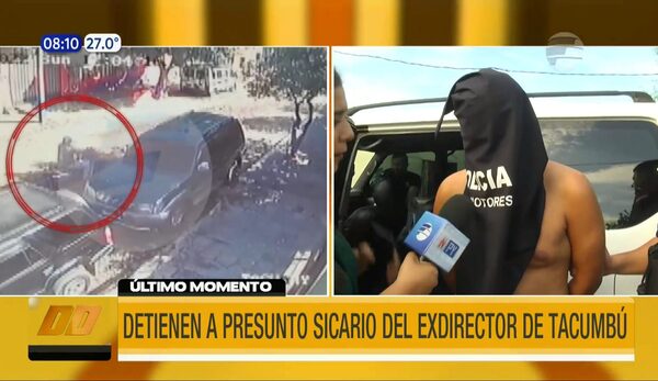 Detienen a presunto sicario del exdirector de Tacumbú | Telefuturo