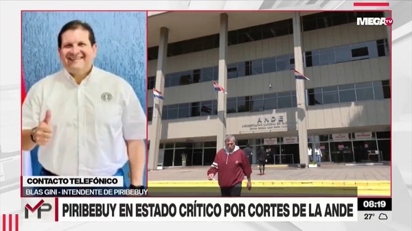"En Piribebuy también queremos estar mejor", dice intendente al titular de la ANDE ante cortes de luz - Megacadena - Diario Digital