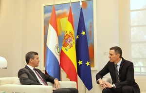 Presidente Peña se reúne con líderes españoles durante jornada oficial en Madrid - ADN Digital