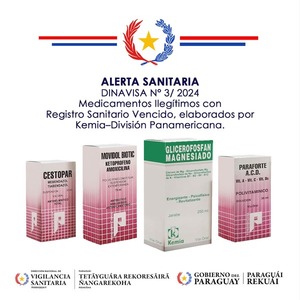 Dinavisa emite alerta sanitaria por venta de medicamentos con registros vencidos - .::Agencia IP::.