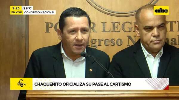 “Estoy volviendo a mi casa”: cartismo recibe oficialmente a “Chaqueñito” - ABC Noticias - ABC Color