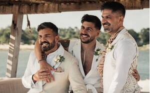 ¿Trimonio? Se casaron tres hombres en Uruguay