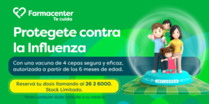 ¡Farmacenter invita al rollo a defenderse de la influenza!