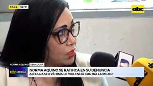 Video: Norma Aquino ratifica denuncia contra periodista y niega censura - ABC Noticias - ABC Color