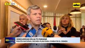Inseguridad en Alto Paraná: cúpula policial, convocada por senadores - ABC Noticias - ABC Color