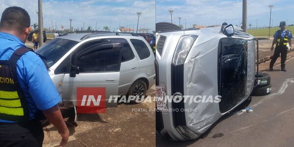 POR ENÉSIMA VEZ COLISIONARON VEHÍCULOS EN EL MISMO SECTOR DE ENCARNACIÓN - Itapúa Noticias