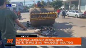 Coronel Oviedo: Destruyeron más de 100 roncadores incautados