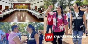 MINISTRA DEL MOPC CALIFICÓ DE “MUY PRODUCTIVA” VISITA AL DEPARTAMENTO DE ITAPÚA - Itapúa Noticias