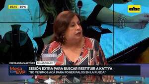 Retorno de Kattya González: ‘’Nosotros no podemos comenzar el año sin tener un gesto democrático’' - Mesa de Periodistas - ABC Color