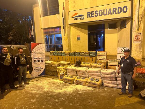 INCAUTARON VEHÍCULO CON MERCADERÍAS DE CONTRABANDO EN MAYOR OTAÑO - Itapúa Noticias