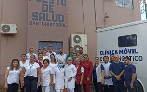 Realizan atención con clínica móvil de diagnóstico y asisten urgencias en San Cristóbal