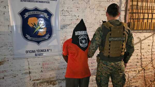 Villa Elisa: Detienen a supuesto miembro de banda de asaltacajeros en operativo antidrogas