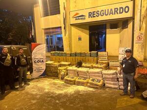 Incautan cargamento sup. ingresados de contrabando en Mayor Otaño