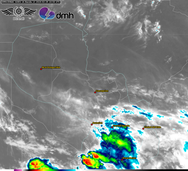 Meteorología anuncia lluvias y tormentas en grandes zonas del pais