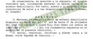 Mantienen arresto domiciliario de suboficial que estaría involucrada en el caso Interpol