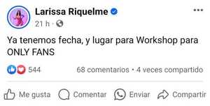 Larissa Riquelme anuncia que dará clases sobre venta de "contenido exclusivo" - Teleshow