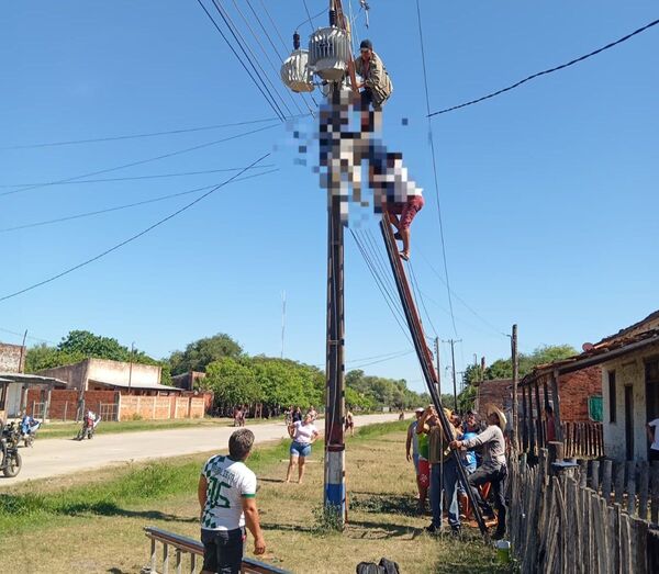 Funcionario de la ANDE muere electrocutado en Puerto Sastre