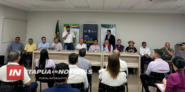 INTENDENTE DE SAN RAFAEL DEL PARANÁ PARTICIPÓ DE REUNIÓN DE DELIMITACIÓN TERRITORIAL - Itapúa Noticias
