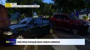 Video: múltiple choque sobre la avenida Mcal. López deja varios heridos - ABC Noticias - ABC Color