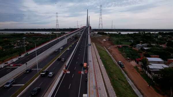 Puente Héroes del Chaco se inaugura este lunes para el tránsito vehicular - Economía - ABC Color