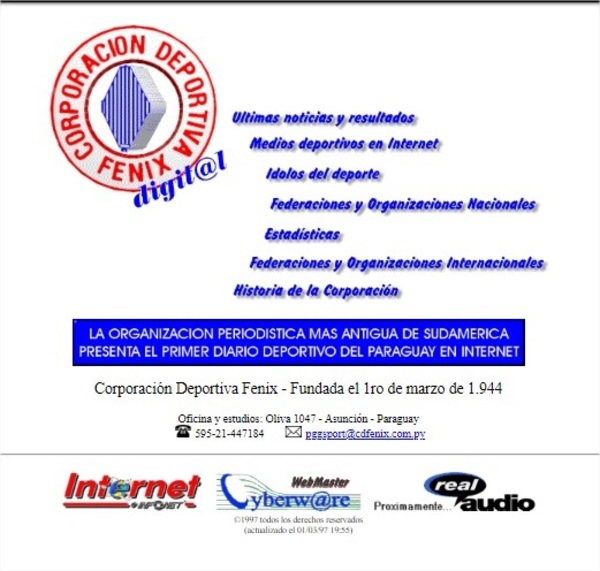 La primera web de informaciones deportivas del Paraguay cumple 27 años - La Tribuna