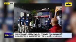 Video: Infructuoso operativo en zona de Corumba Cué - ABC Noticias - ABC Color