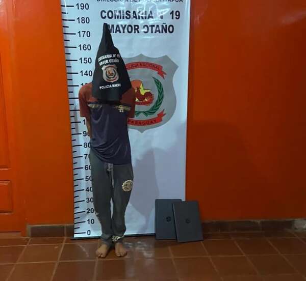 Joven fue detenido mientras hurtaba dentro de una escuela - Policiales - ABC Color