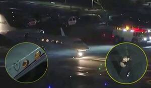 [VIDEO] Avión de Karol G tuvo realizar un aterrizaje de emergencia