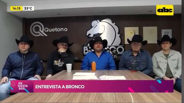 Video: entrevista a Bronco sobre su visita a Paraguay - Ensiestados - ABC Color