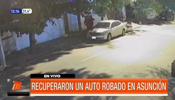 Recuperan auto robado en Asunción | Telefuturo