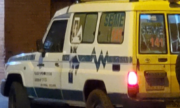 La Policía Nacional auxilió a un niño de 1 año y 5 meses que sufrió quemaduras en la espalda con agua caliente