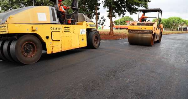 La Nación / Iniciaron obras de pavimentación asfáltica en Naranjal