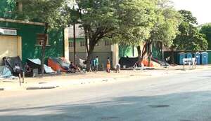 Indígenas siguen frente al  Indi en reclamo de tierras; denuncian falta de atención - Nacionales - ABC Color