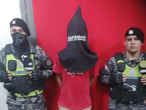Video: intentó hurtar una motocicleta en Guarambaré, pero fue aprehendido - Policiales - ABC Color