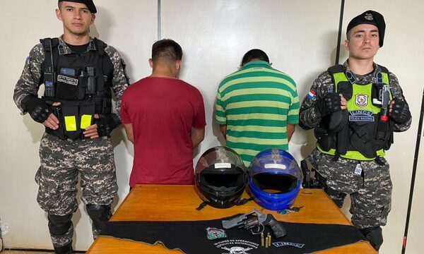 Se desplazaban en motocicleta con arma de fuego – Diario TNPRESS