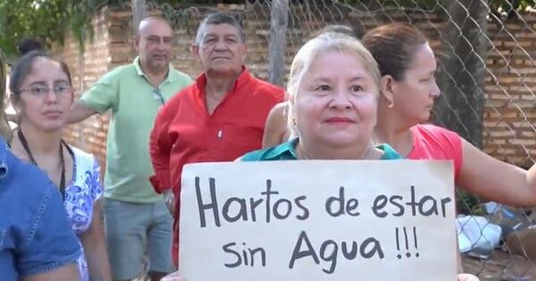 La Nación / Luque: vecinos piden intervención de una proveedora de agua
