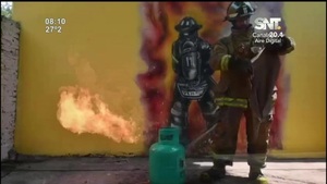¿Qué hacer si una garrafa se incendia? - SNT