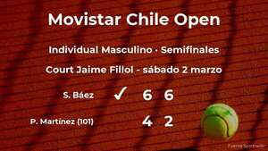 Pedro Martínez cae eliminado en las semifinales del torneo de Santiago - Tenis - ABC Color