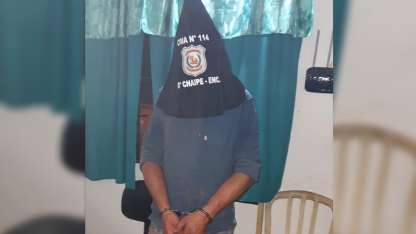 Policía aprehende a sospechoso de hurtar en una vivienda en Chaipé