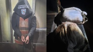 Paso Horqueta: Cae supuesto abigeo con bolsas de carne