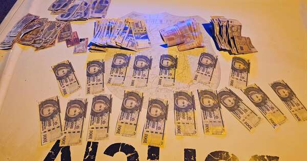 La Nación / Detienen en Minga Guazú a dos hombres con 17 billetes falsos de G. 100 mil