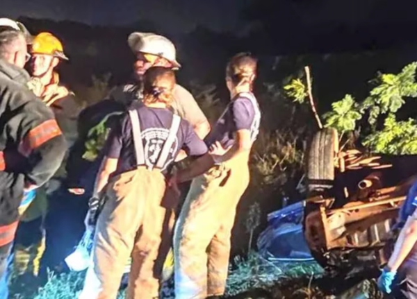 Dos muertos y tres finados en un vuelco de rodado ocurrido sobre ruta PY01