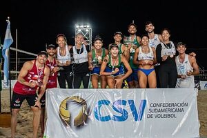 Duo Poletti-Valiente volvió a subir a podio ahora en tercer lugar en Pocitos - La Tribuna