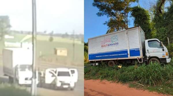 Campo 9: “piratas del asfalto” asaltan camión transportador en plena marcha - Noticiero Paraguay