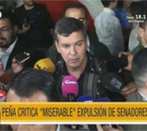 Peña dice que expulsión de cartistas del PLRA es "miserable" - Paraguay.com