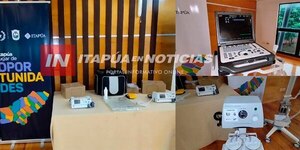 GOBERNACIÓN DE ITAPÚA ENTREGÓ EQUIPAMIENTOS A LA FACULTAD DE MEDICINA  - Itapúa Noticias