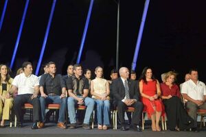 Titular del Poder Judicial participó en la inauguración del puente