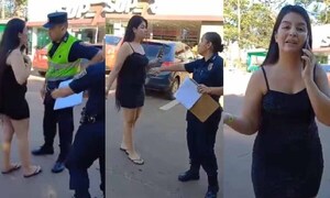 Ebria y prepotente: acompañante encaró a policías tras protagonizar accidente – Prensa 5