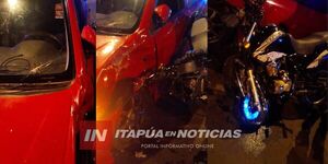 MOTOCICLISTA RESULTÓ HERIDO TRAS COLISIÓN EN ENCARNACIÓN - Itapúa Noticias